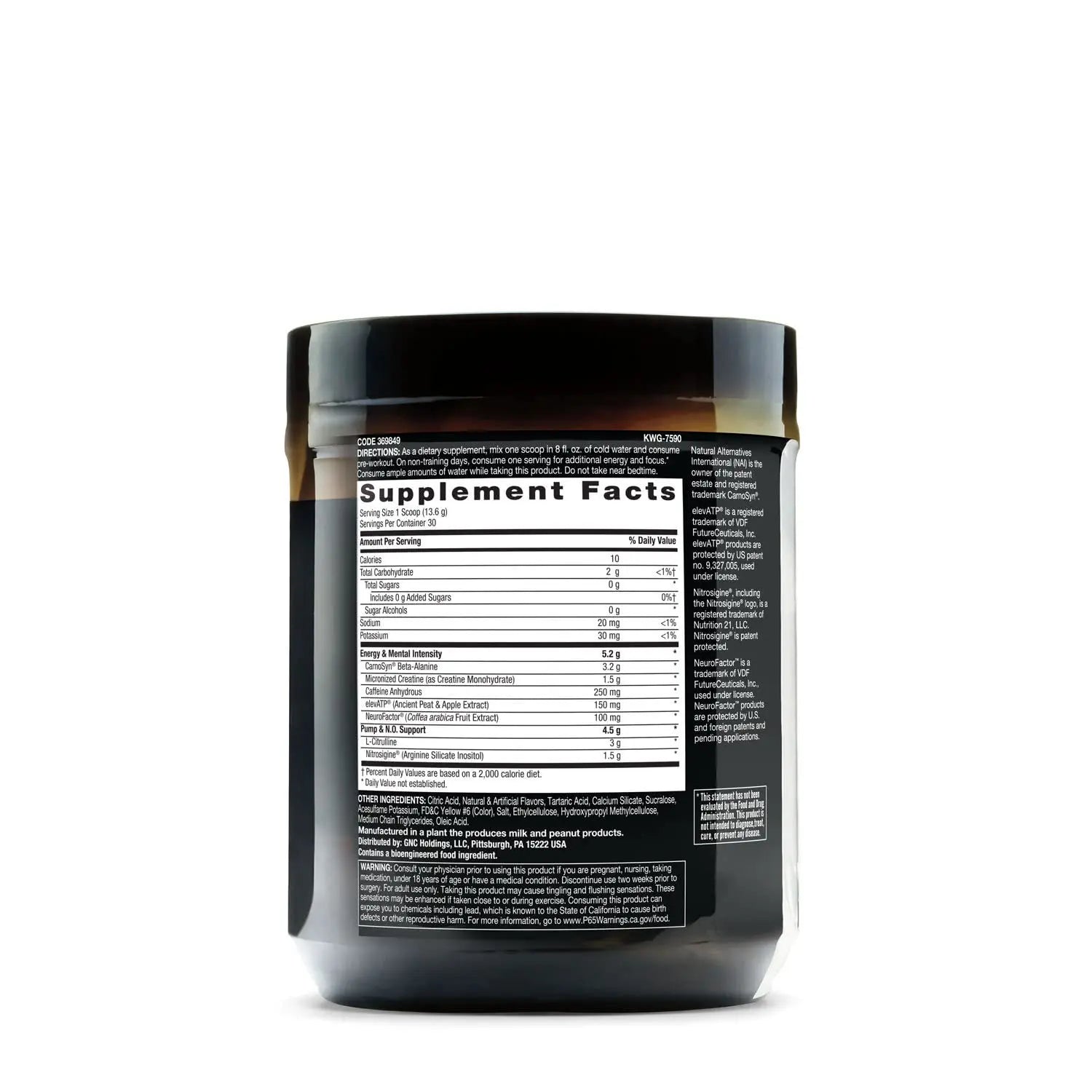 BEYOND RAW LIT | Clinically Dosed Pre-Workout Powder | Contains Caffeine BEYOND RAW Au supplements