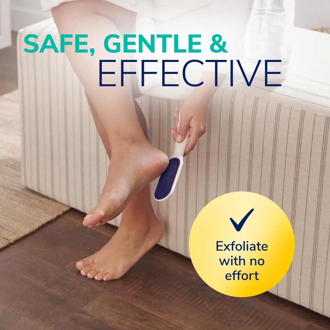 Dr. Scholl's Hard Skin Remover Nano Glass Foot File - Foot Callus Remover, Durable Foot Scrubber