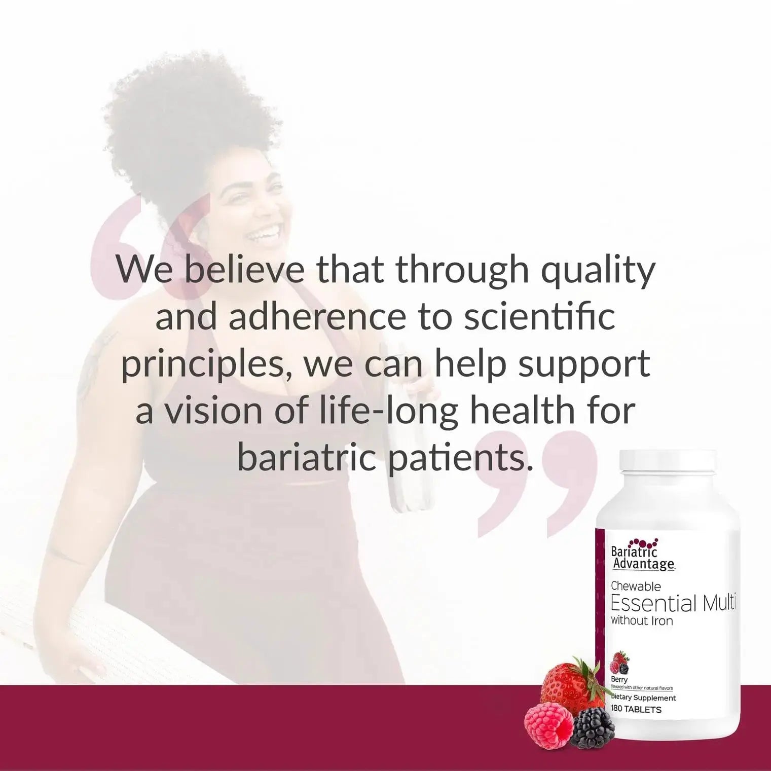 Bariatric Advantage Chewable Essential Multivitamin Without Iron - 200 DV of Key Nutrients - Trace Mineral Support Bariatric Advantage Au supplements