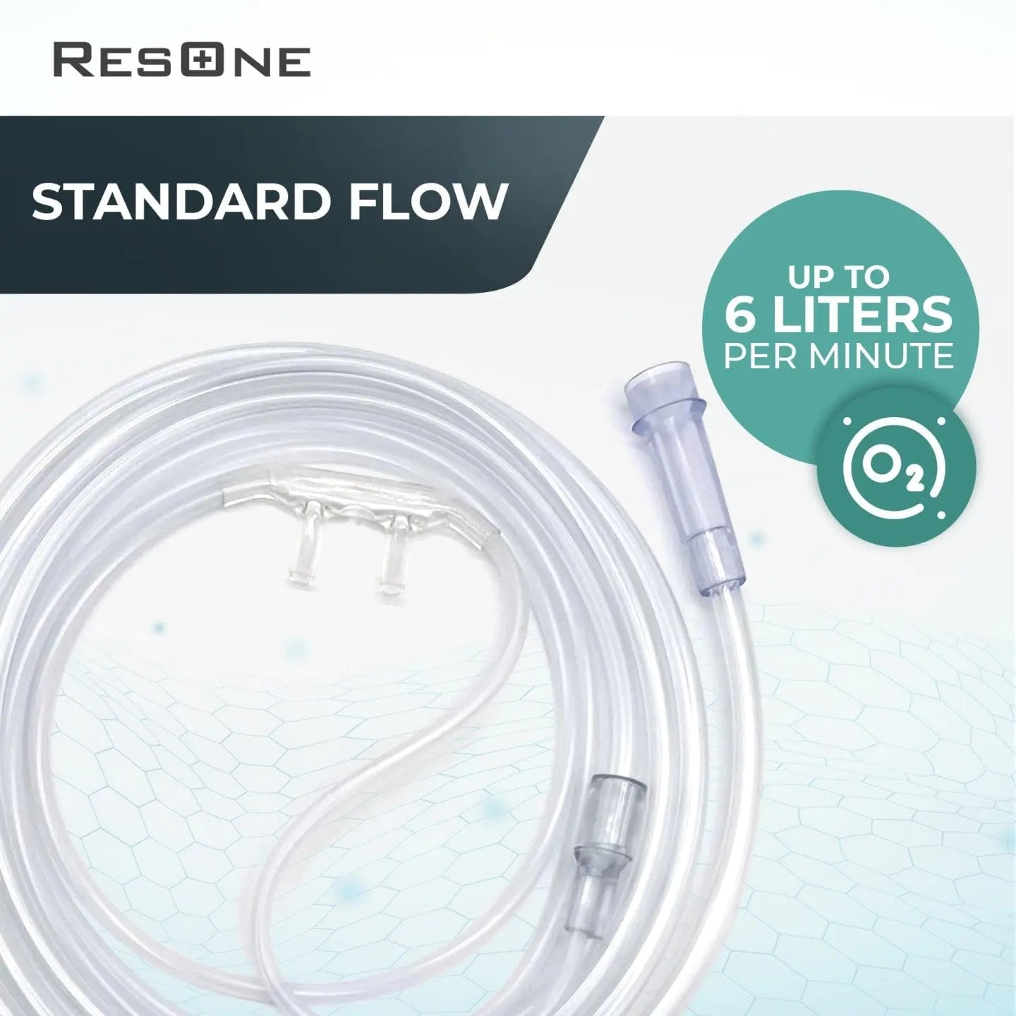 ResOne Soft Nasal Cannula 5-Pack - Oxygen Cannula, Curved Prongs, 4Ft Crush-Resistant Tubing ResOne Au supplements
