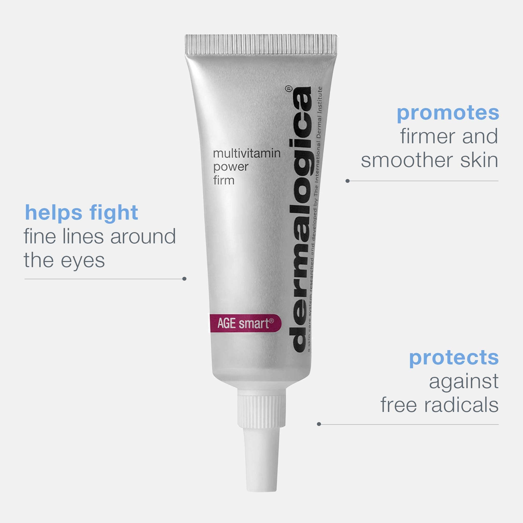 Dermalogica Multivitamin Power Firm Eye Cream with Antioxidant Vitamins, Anti-Aging Wrinkle Firming