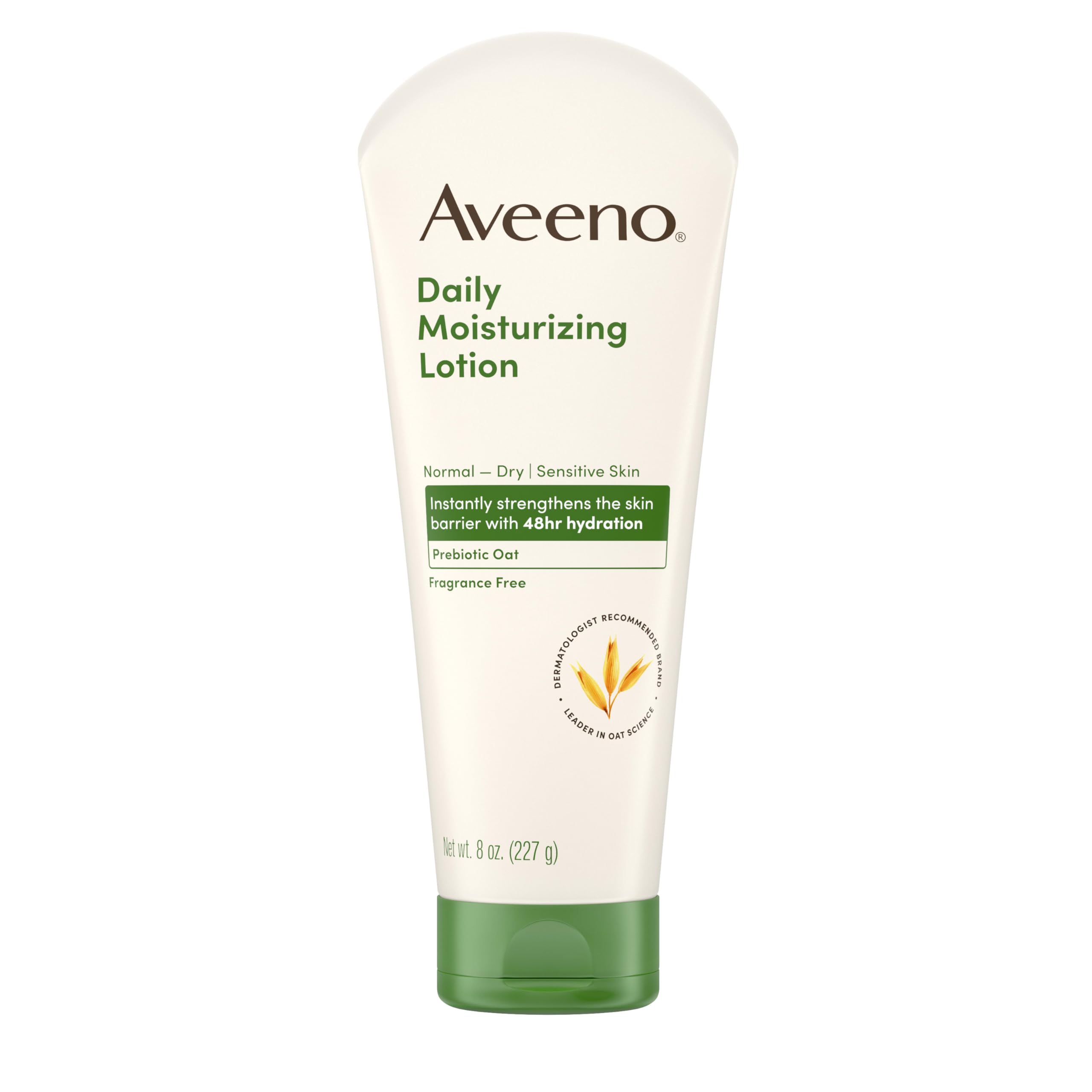 Aveeno Daily Moisturizing Body Lotion, Body Lotion for Dry Skin with Prebiotic Oat, Paraben