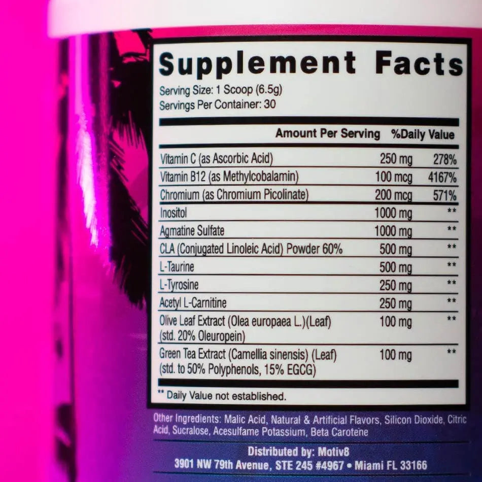 Motiv-8 Non Stim Pre-Workout, Boost Energy and Focus, Improve Workouts, Enhances Motiv-8 Au supplements