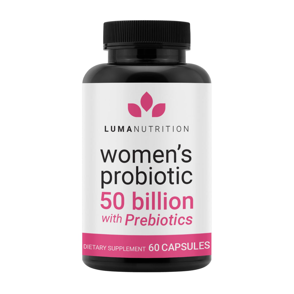 Luma Nutrition Probiotics for Women with Prebiotics - 50 Billion CFU - Formulated for Digestive, Immune & Feminine Support - 60 Capsules Luma Nutrition Au supplements