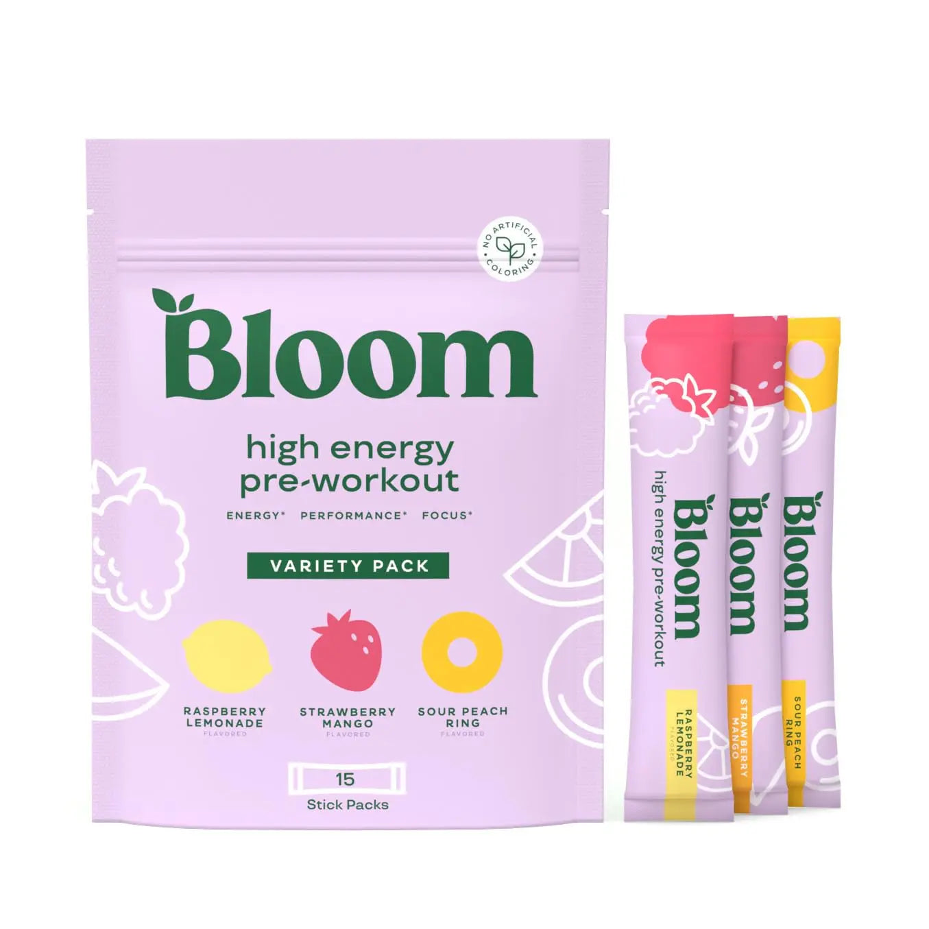 Bloom Nutrition High Energy Pre Workout Powder for Women - Natural Caffeine Powder Bloom Nutrition Au supplements