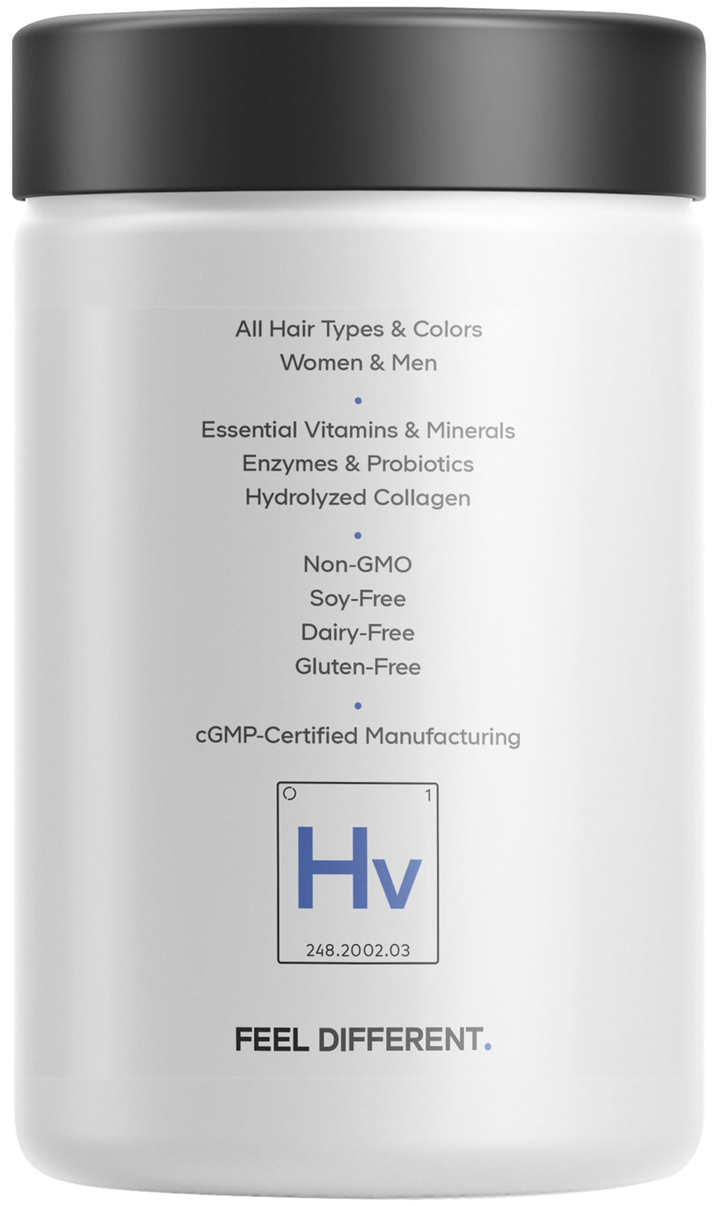 Codeage Hair Vitamins 10000 mcg Biotin, Keratin, Collagen, Vitamin A, B12, C, D3, E, Zinc, Turmeric, Probiotics, Enzymes, Inositol - Hair Care Support
