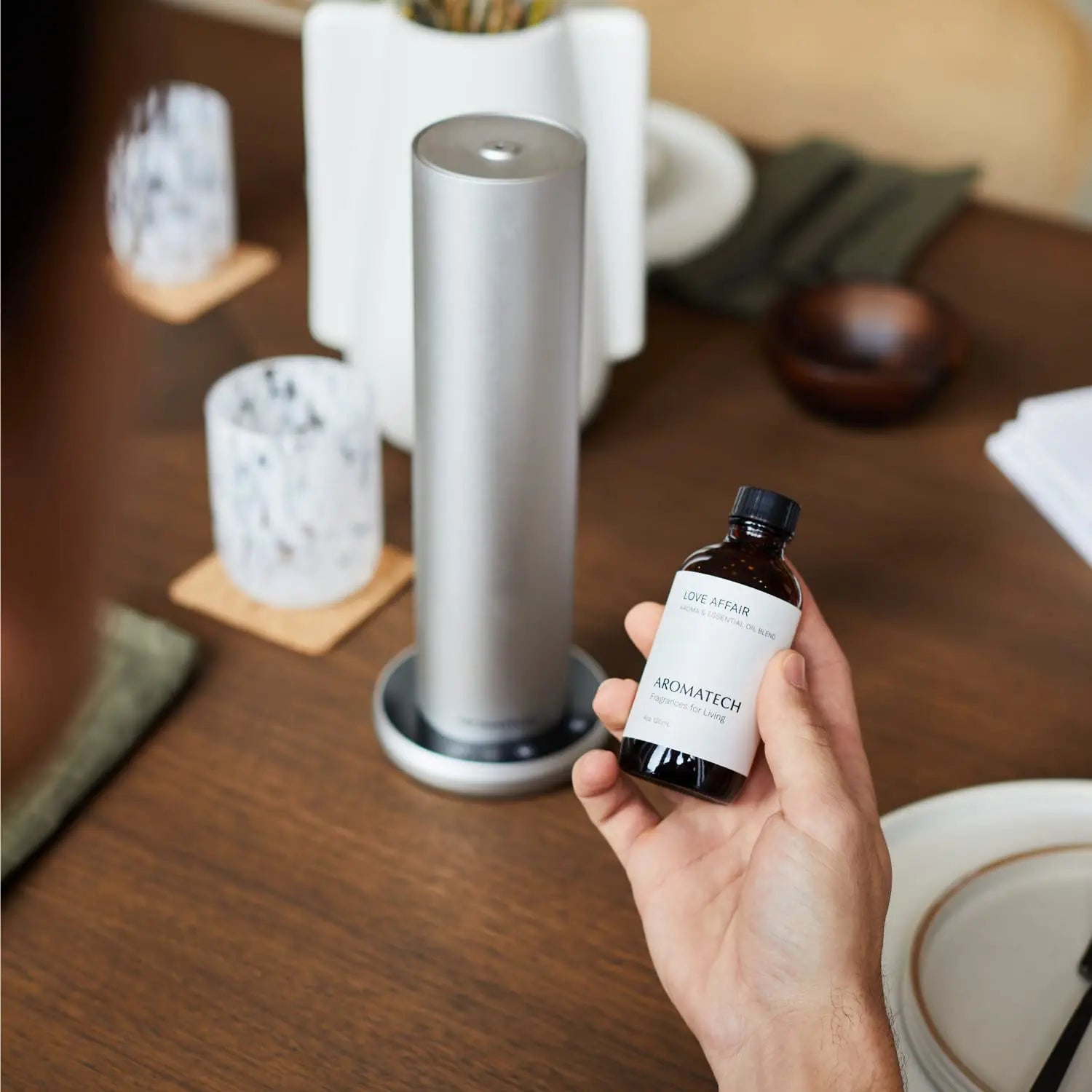 AromaTech Love Affair Aroma Essential Oil Blend, Pure Aromatherapy Diffuser Oil with Jasmine AromaTech Au supplements