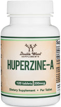 Huperzine A 200mcg (Third Party Tested) 120 Tablets, Brain Supplement to Promote Acetylcholine (Acetylcholinesterase Inhibitor) - Supports Memory and Focus by Double Wood Double Wood Supplements Au supplements