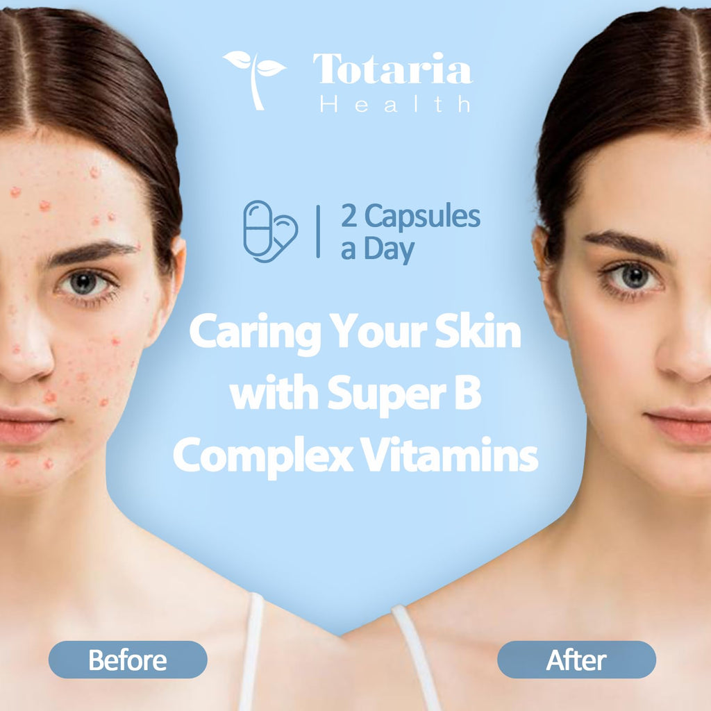 13-in-1 Vitamin B Complex Plus with Vitamin B1, B2, B3 (Niacinamide), B4, B5, B6, B7 (Biotin), B8 (Inositol), B9 (Folate), B12, C, D3, K2 - Energy, Nerve,
