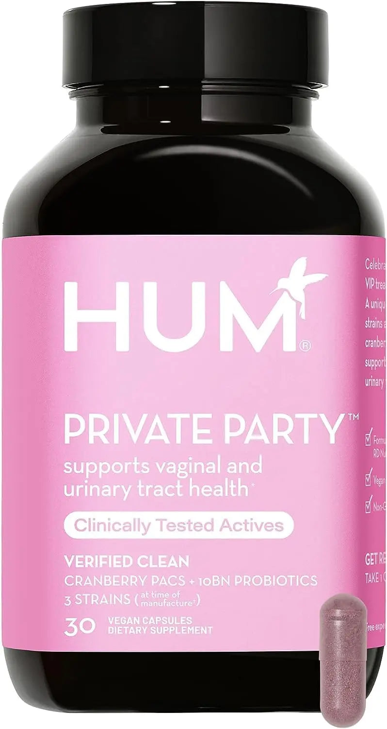 HUM Private Party Pills - Vaginal Probiotics for Women's Ph Balance with Cranberry HUM Au supplements