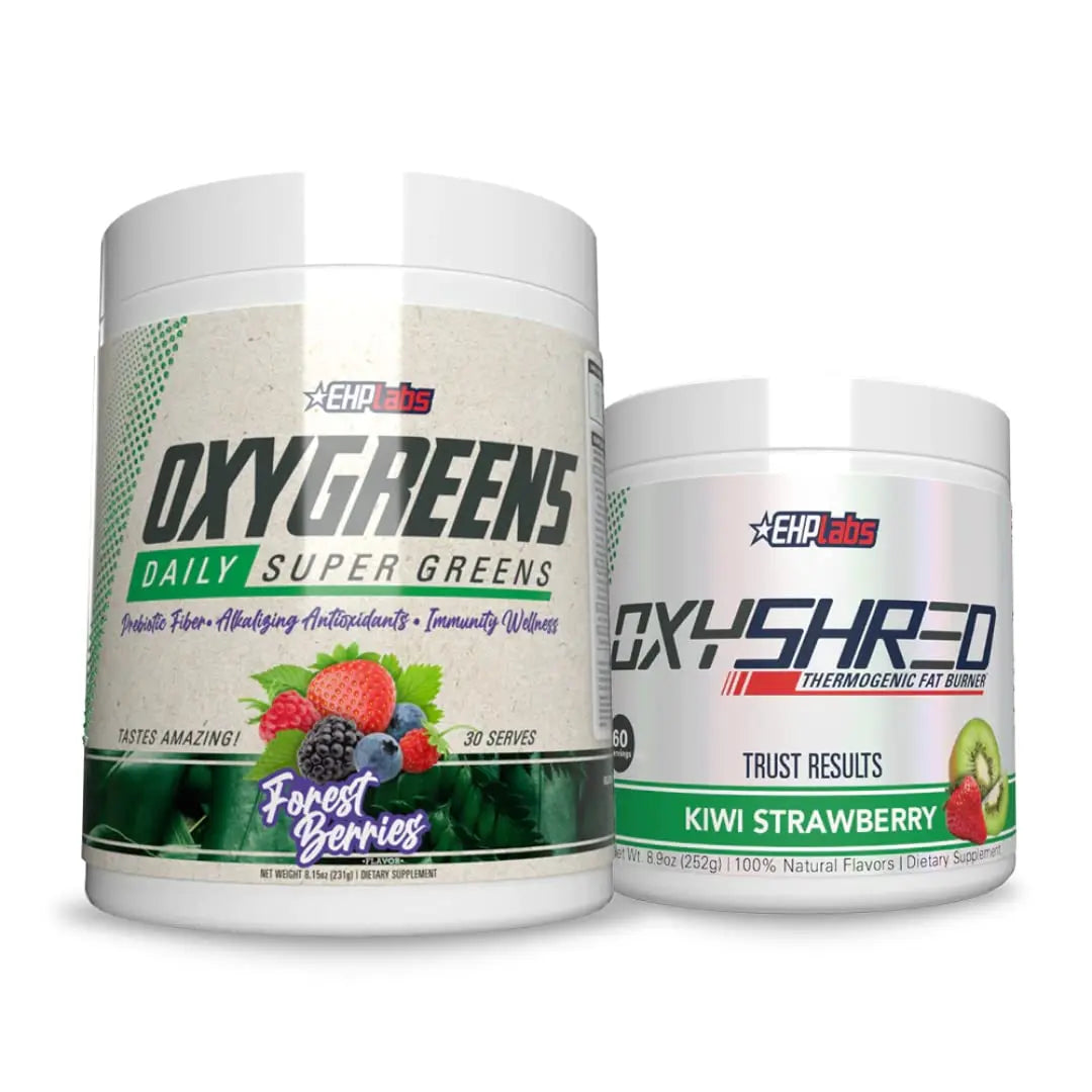 EHP Labs OxyShred + OxyGreens Bundle - Thermogenic Pre Workout Powder & Shredding EHP Labs Au supplements