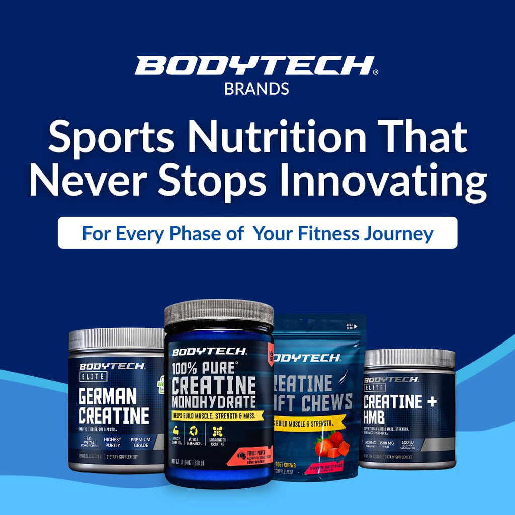BodyTech Creatine Monohydrate Powder a Micronized a Fruit Punch (11.64 Oz./55 Servings)