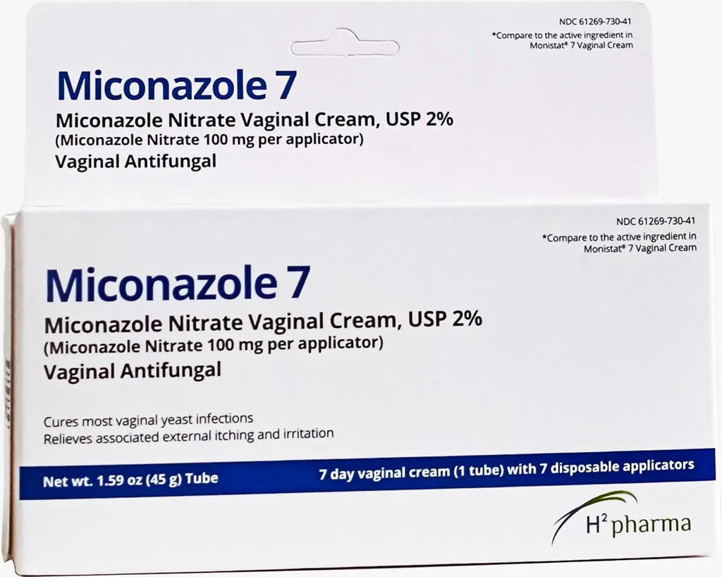 h2 pharma Miconazole 7 - Miconazole Nitrate Vaginal Cream, USP 2%, 1.59 oz Tube h2 pharma Au supplements