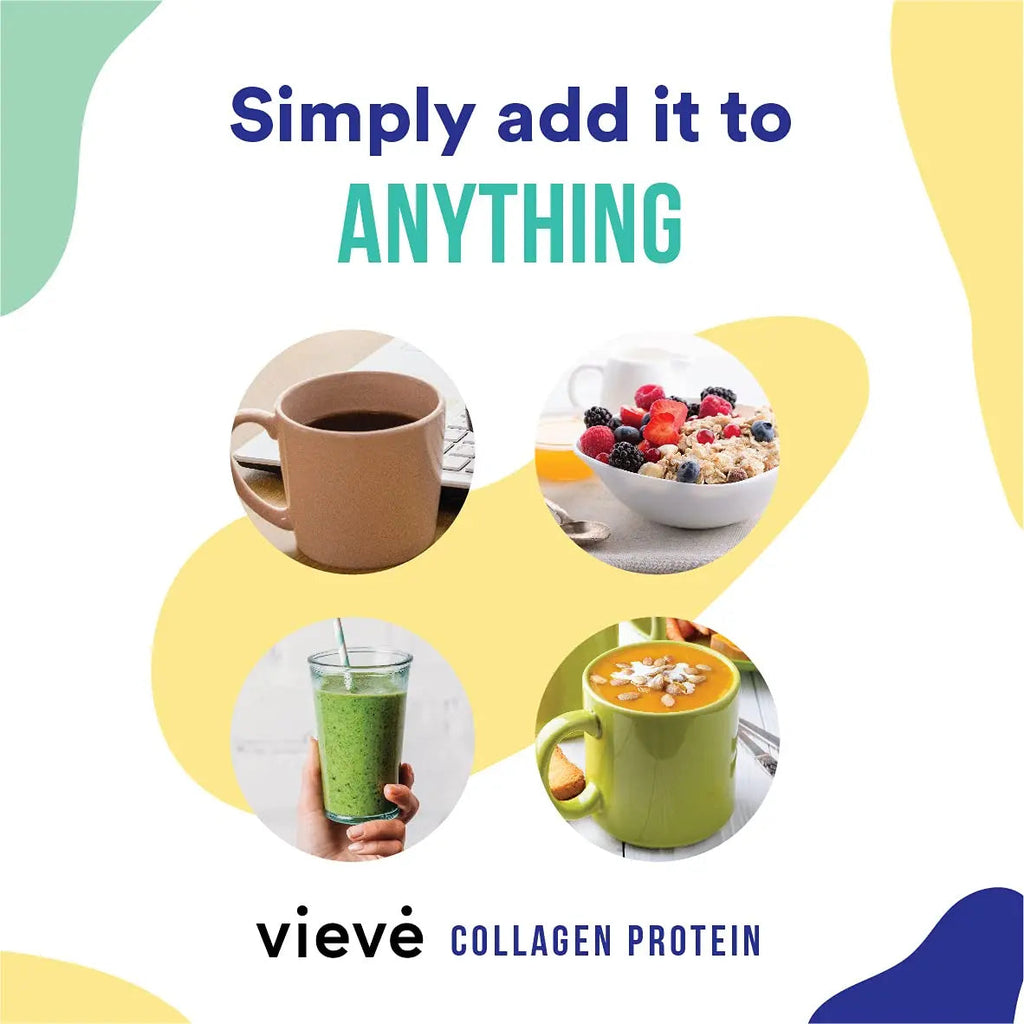 Vieve Collagen Protein Powder - Hydrolysed Bovine Peptides - Diet Support Supplement for Skin, Hair, Nail Vieve Au supplements