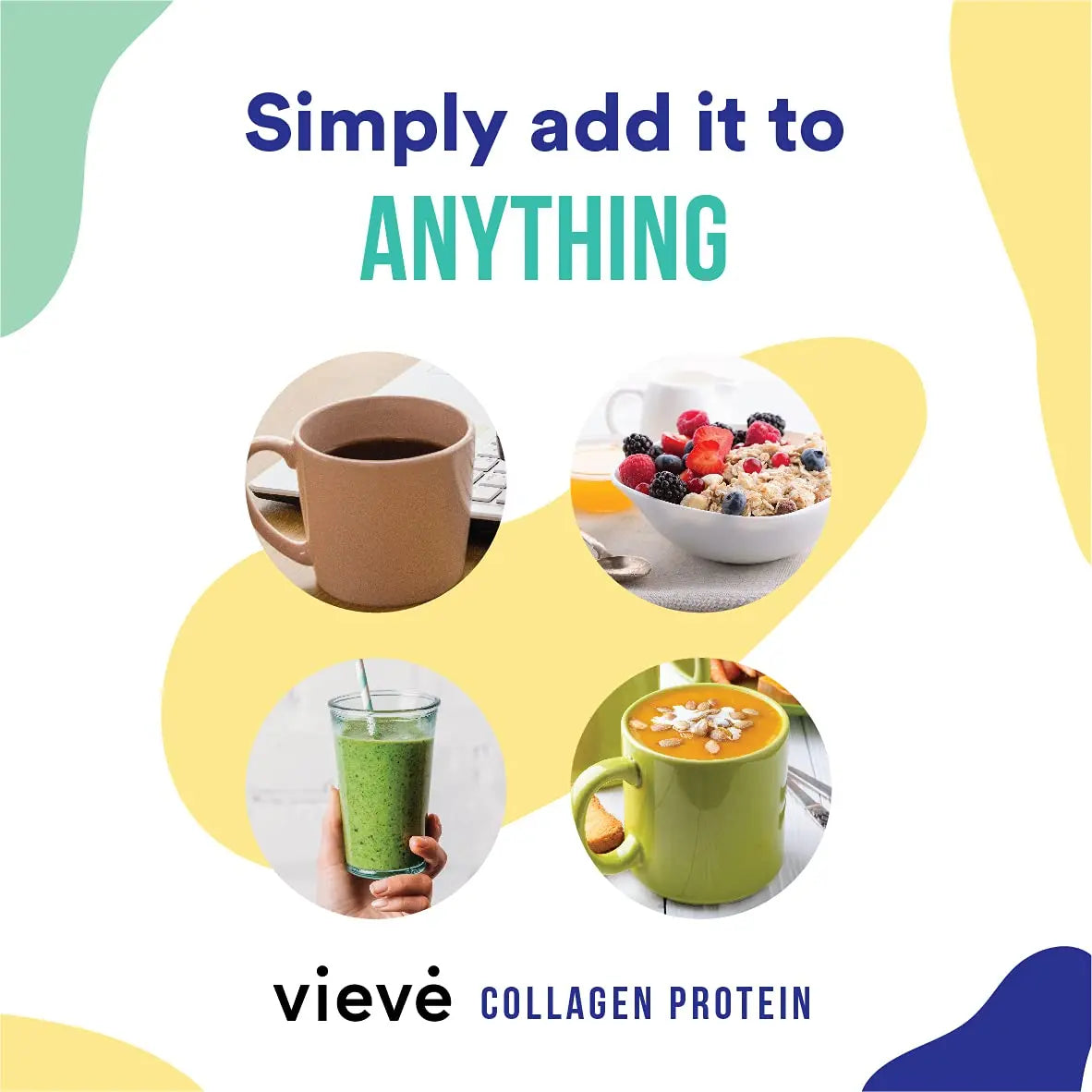 Vieve Collagen Protein Powder - Hydrolysed Bovine Peptides - Diet Support Supplement for Skin, Hair, Nail Vieve Au supplements