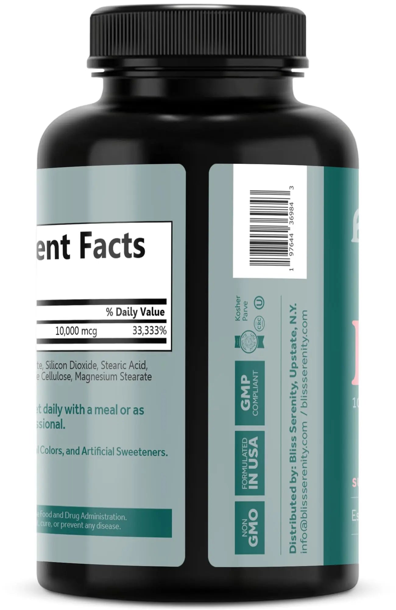 Bliss Serenity Biotin 10000mcg - Max Strength Biotin Supplement - Hair Skin and Nails Vitamins Bliss Serenity Au supplements