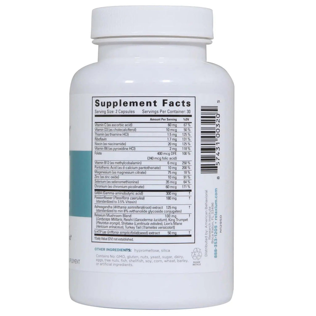 Relaxium Calm, Non-Habit Forming, Stress & Mood Support Supplement Relaxium Au supplements