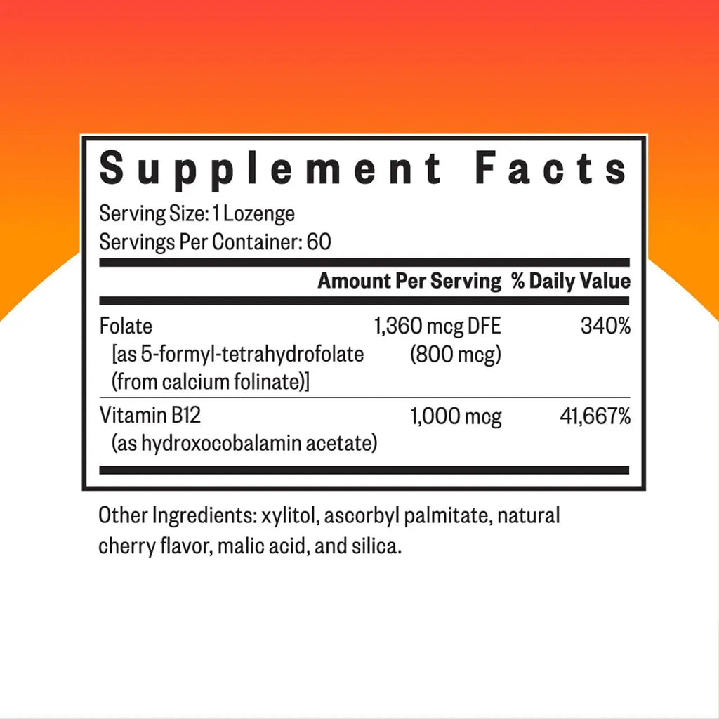Seeking Health Hydroxo B12 with Folinic Acid - Supplement with Non-Methylated Form of Folate - Vitamin B12 Complex Seeking Health Au supplements