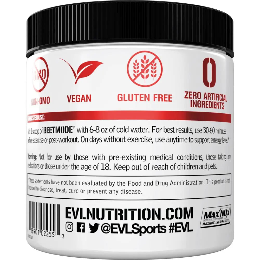 Evlution Nutrition Beet Root Powder Nitric Oxide Booster for Enhanced Energy and Pumps Evlution Au supplements