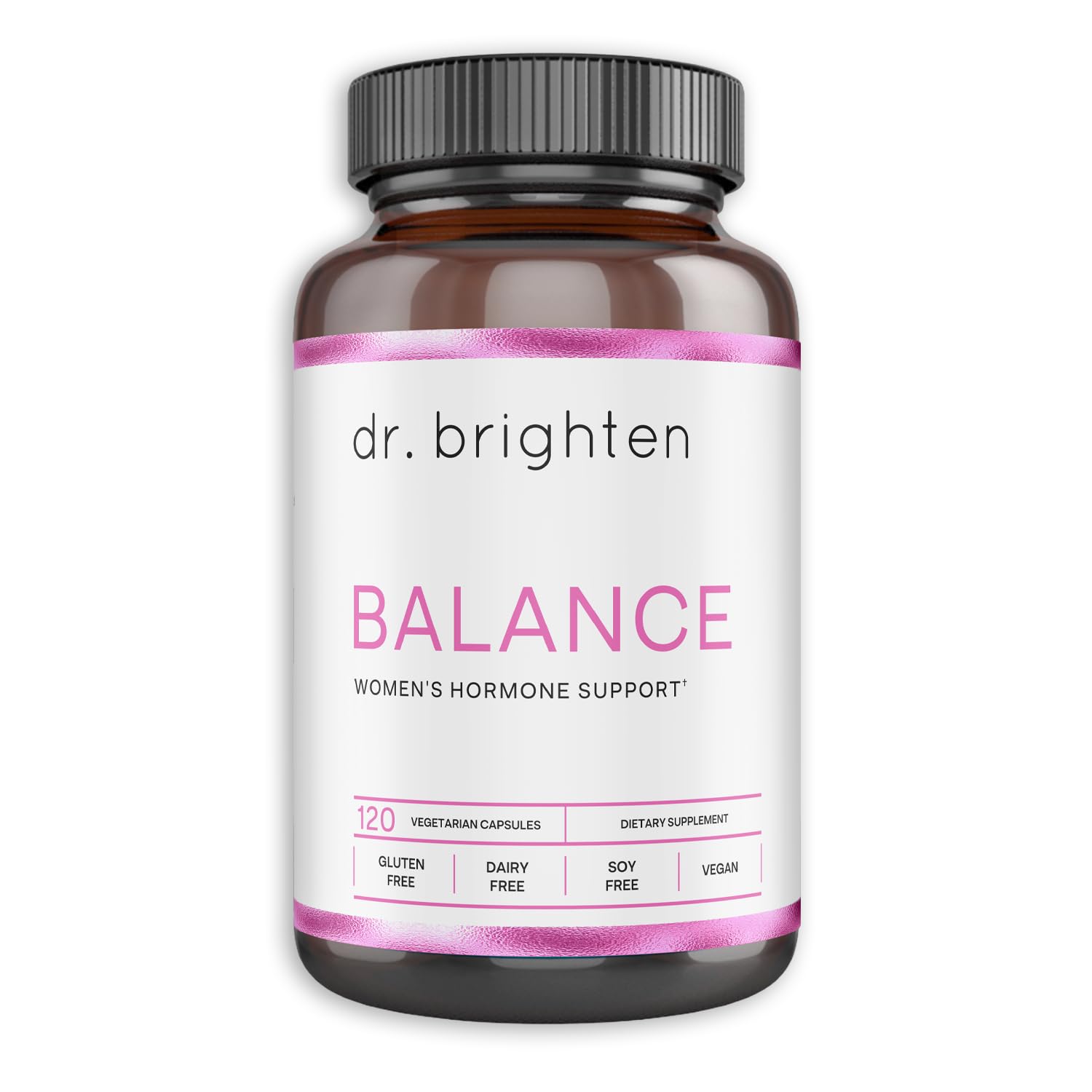 Dr. Brighten Balance - Hormone Balance for Women with Chasteberry and DIM - Targets Hormonal Acne, Period Issues, & PMS - Vegan, Non-GMO Dr. Brighten Au supplements