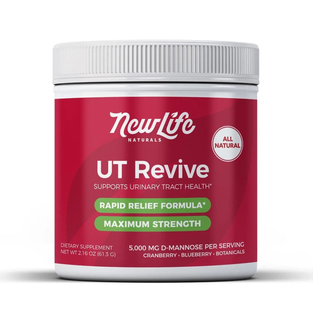 NewLife Naturals UT Revive with D Mannose Powder – UT Support for Urgency, Natural Urinary Tract Health for Women - with Cranberry, Blueberry & Botanicals – Short Term Potent Formula - 10 Servings NewLife Naturals Au supplements