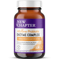 New Chapter All-Flora Enzyme Complex with Probiotics Relieves Bloating & Gas - Clinical-Strength Digestive Enzymes + Ultra-Concentrated Probiotics + Fermented Vitamin B12, 90 Vegan Capsules New Chapter Au supplements