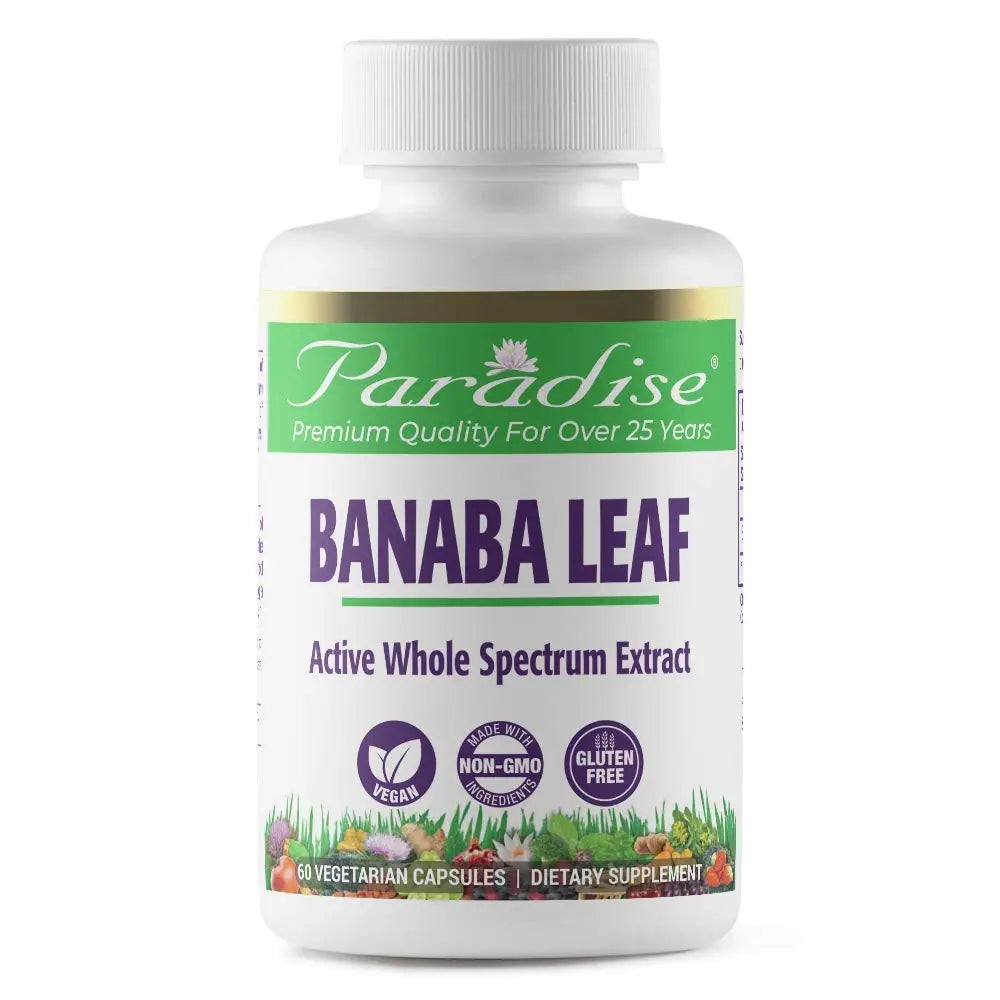 Paradise Herbs Banaba Leaf Vegetarian Capsules, 60 Count Paradise Herbs Au supplements