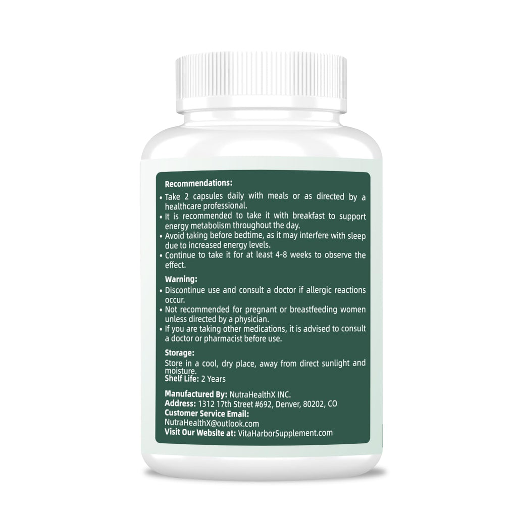 NAD Supplement 500mg, Pure Organic NAD+ Supplement for Women & Men, NAD+ with Trans-Resveratrol & CoQ10 & Quercetin for Cellular Energy & Healthy Aging, NMN Alternative (90 Vegan Caps) VitaHarbor Au supplements