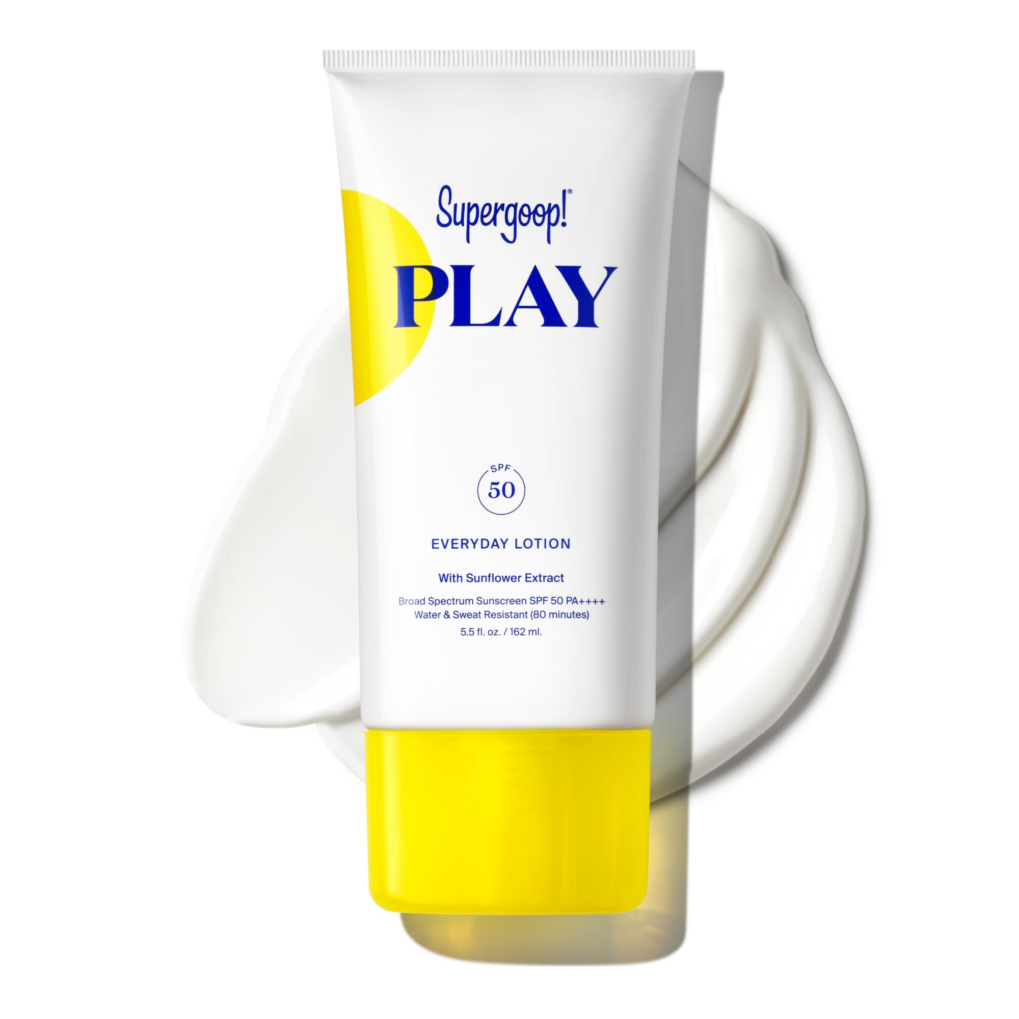 Supergoop! PLAY Everyday Lotion SPF 50 - Broad Spectrum Body & Face Sunscreen - Great for Active Days - Fast Absorbing