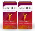 Geritol Multi-Vitamin Nutritional Support Tablets, Balance of 26 Essential Vitamins and Minerals, 100-Count Bottles (Pack of 2) Geritol Au supplements
