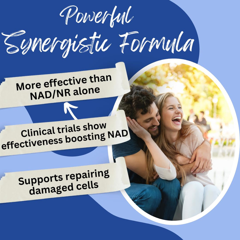 BioImmune NAD+ Supplement. Exclusive Formula w/Patent Pending RiboYOUNG™. Nicotinamide Riboside, Quercetin, Resveratrol, Betaine NRF2 Activator. Anti Aging True NAD Supplement BioImmune Au supplements
