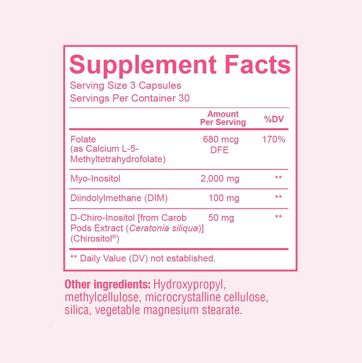 Premium Ovarian Health Support Supplement – Hormone Balance, Ovulation & Cycle Regularity - Myo-Inositol & D-Chiro Inositol Supplement for Women – 40:1 Inositol Ratio With Folate & DIM – 90 Capsules Sunergetic Au supplements