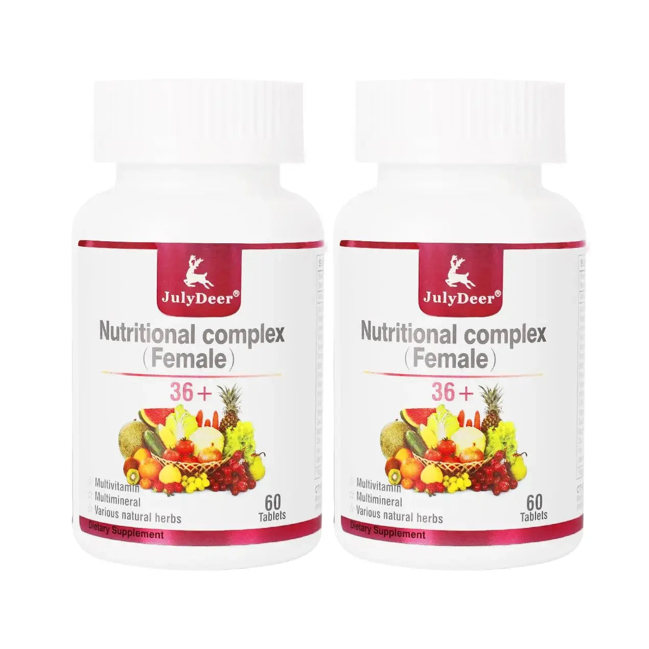 JulyDeer One Daily Tablet Multivitamin for Women - Complete Multimineral with Vitamin A, C, D, E and B-Complex, Zinc & More for Women's Immunity JulyDeer Au supplements