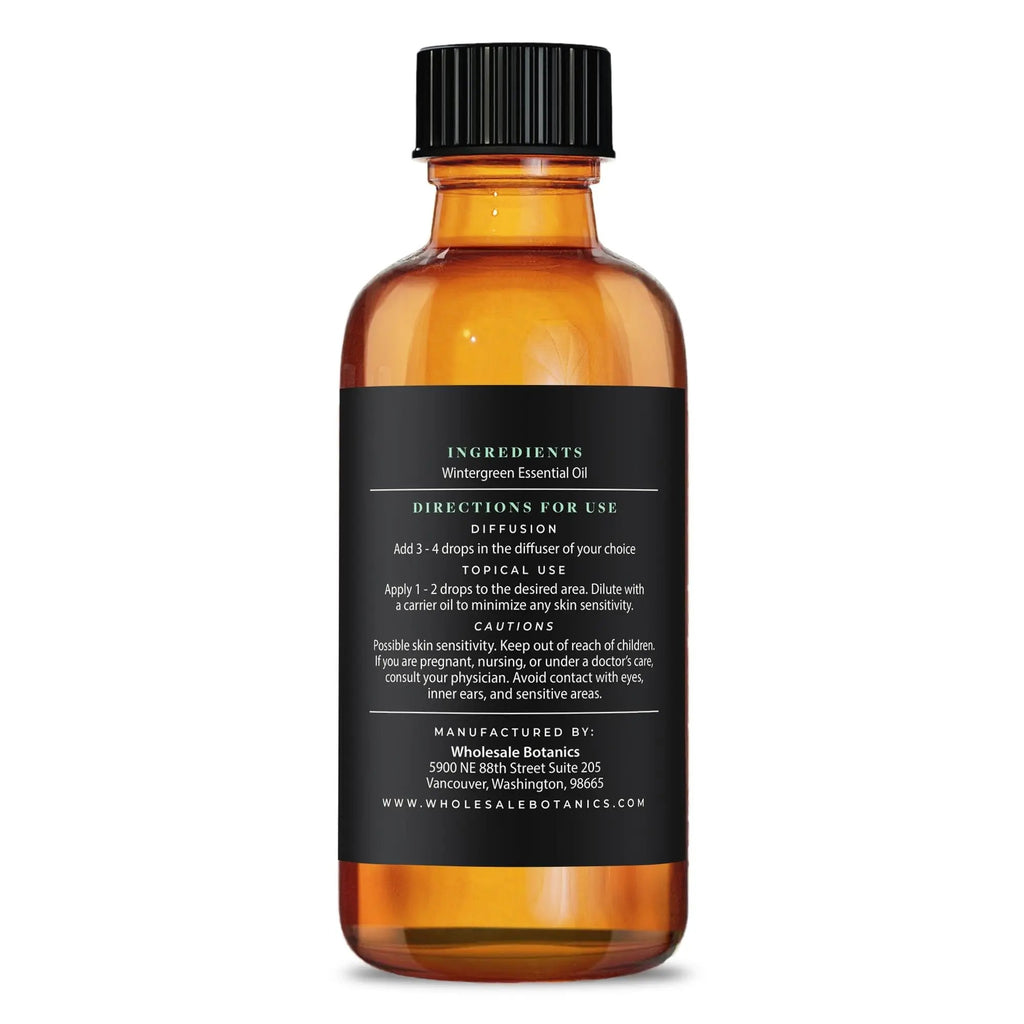 Wintergreen Essential Oil by Wholesale Botanics | Premium Grade 100% Undiluted Essential Oil Wholesale Botanics Au supplements