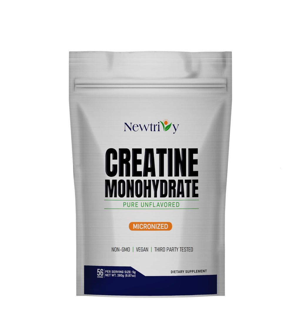 Creatine Monohydrate,Micronized, Pure,Unflavored,280g (9.8oz) Newtrivy Au supplements