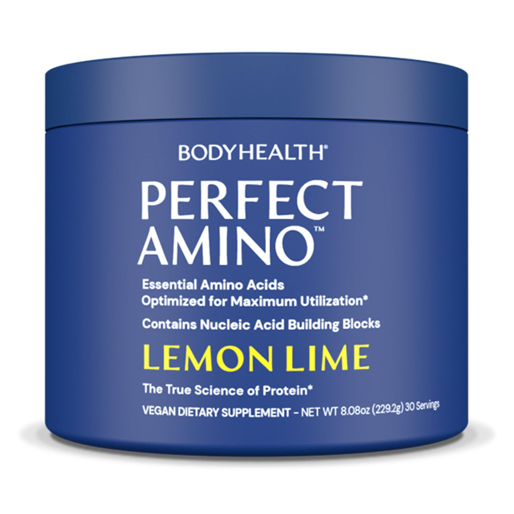 BodyHealth PerfectAmino Powder - EAA Powder for Pre and Post Workout - Amino Acid Energy Drink for Men and Women to Support Lean Muscle and Recovery -