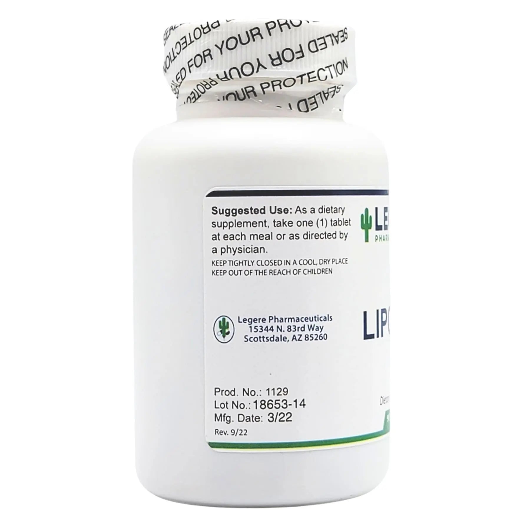 Lipo Bc (90 Tabs) Legere Pharmaceuticals Au supplements