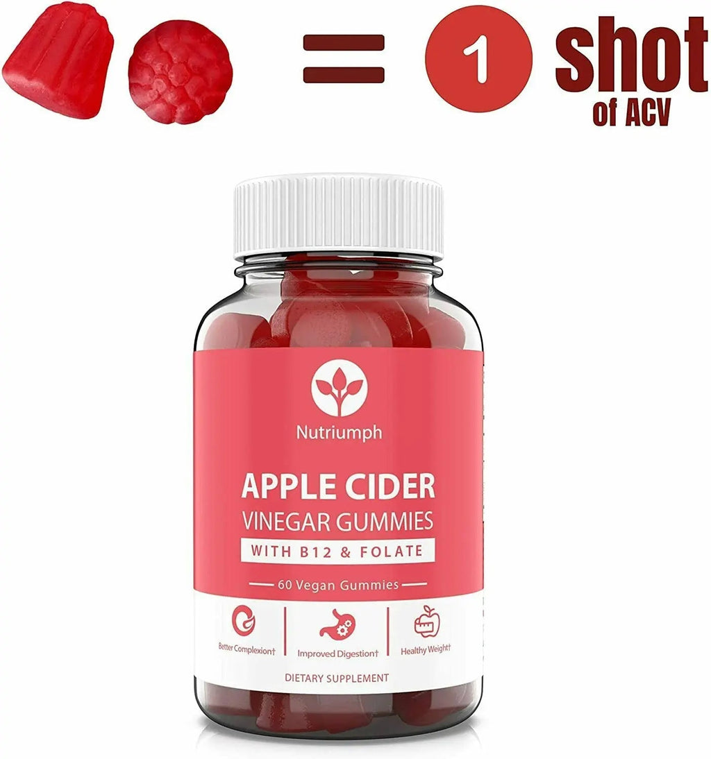 Nutriumph Apple Cider Vinegar Gummies with The Mother Vegan – Weight Loss, Detox Nutriumph Au supplements