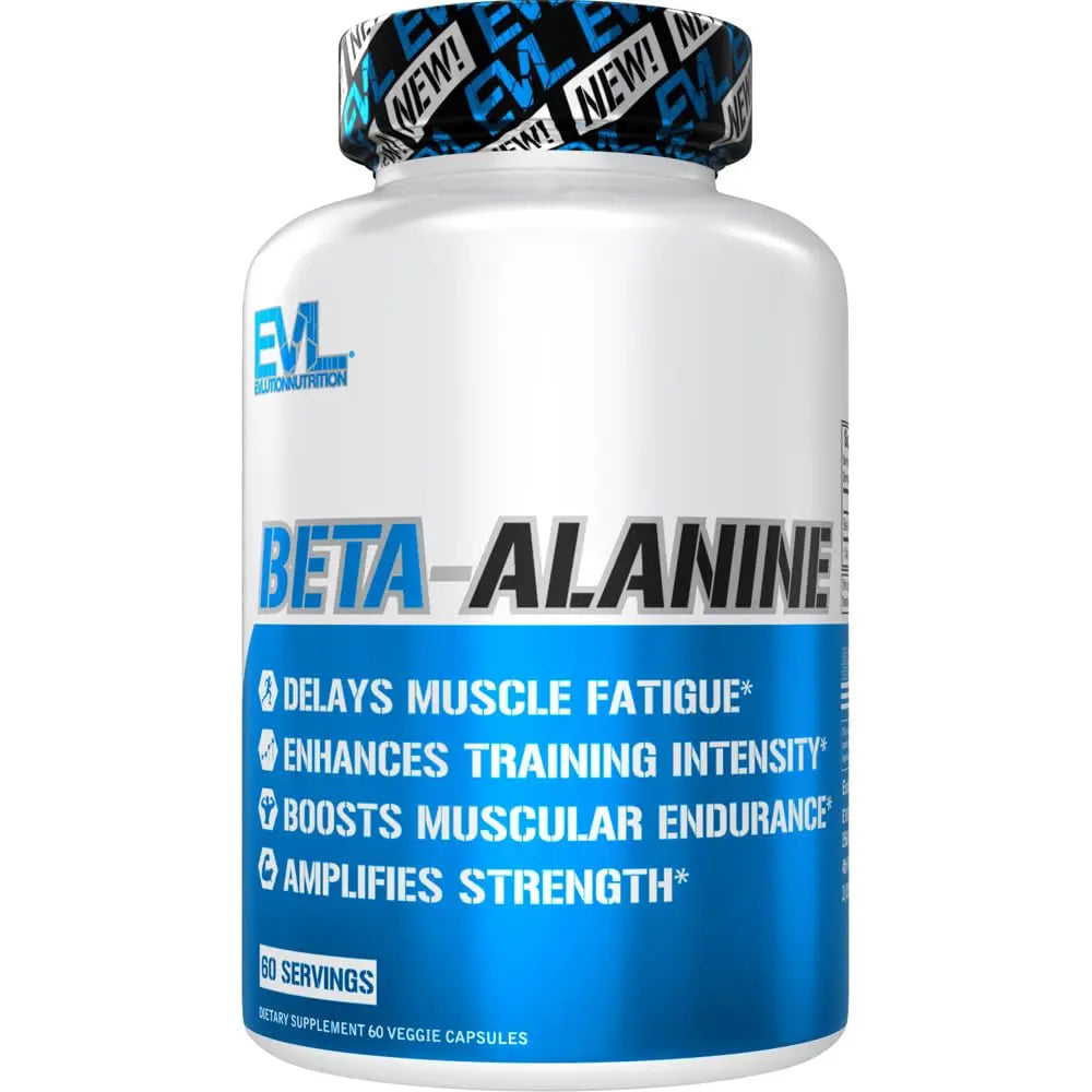 Evlution Nutrition Beta-Alanine Capsules - Enhance Training Intensity - 60 Count Beta Evlution Au supplements
