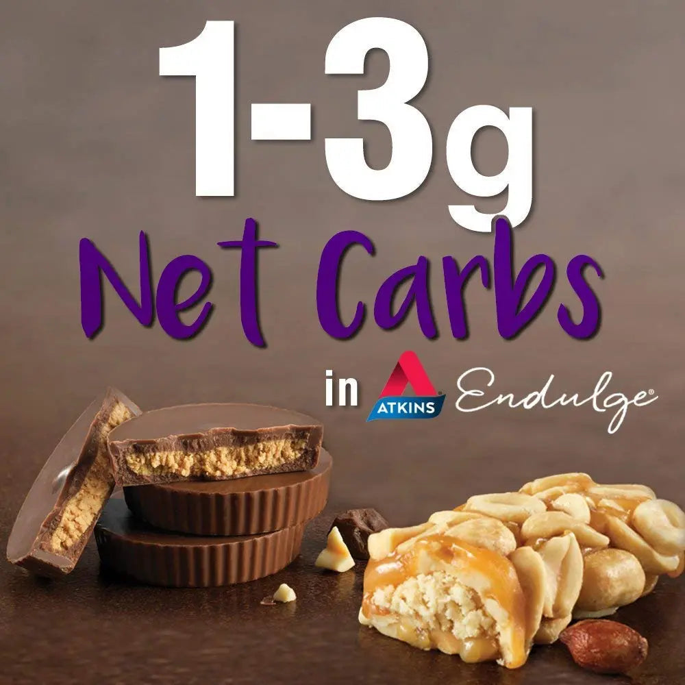 Atkins Peanut Caramel Cluster Bar, Dessert Favorite, High in Fiber, 3g Net Carb, 1g Sugar Atkins Au supplements