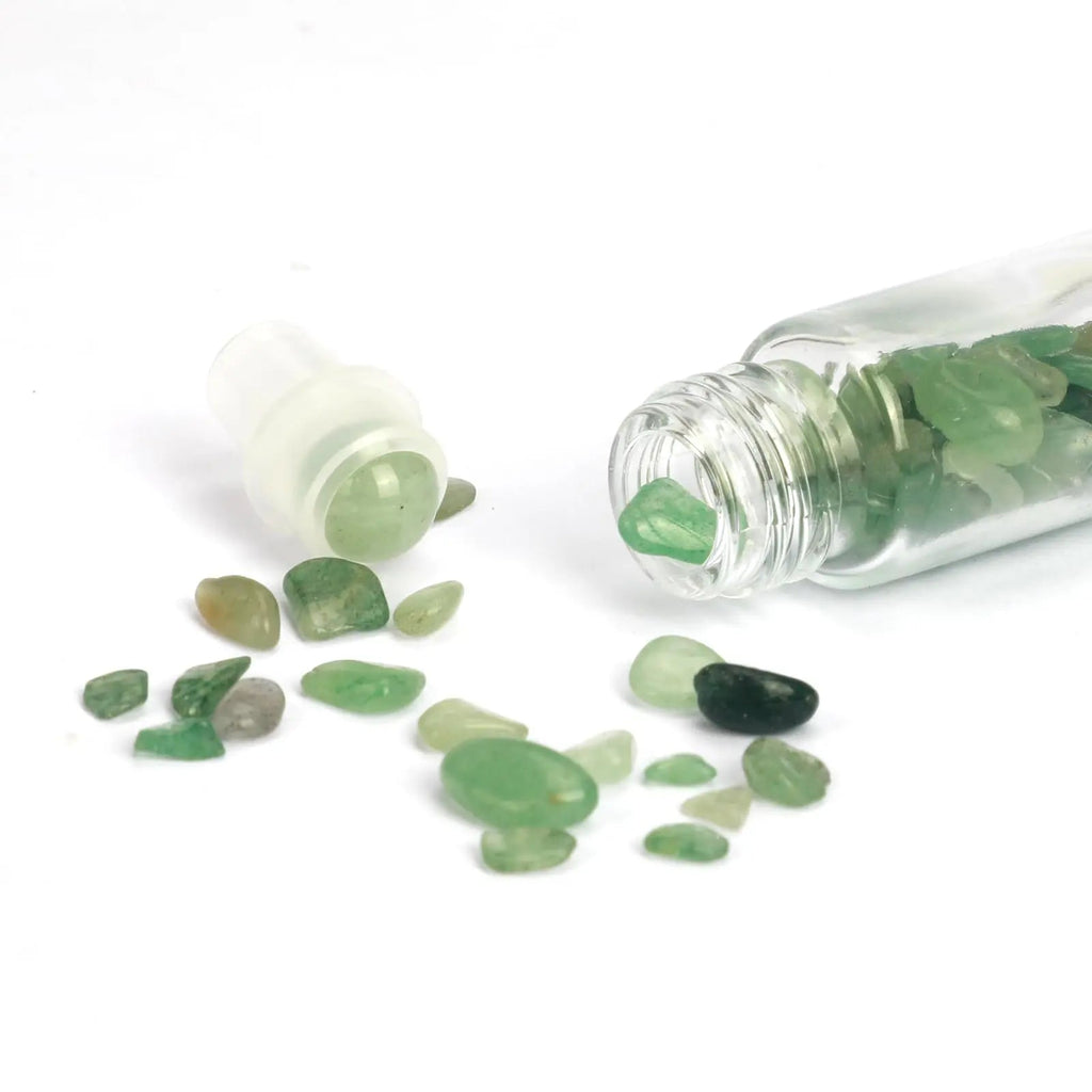 Padime 2 pcs | Premium Set | Real Jade Gua Sha Tool for Facial Skin Care + Glass Bottle for Your Oil Padimë Au supplements