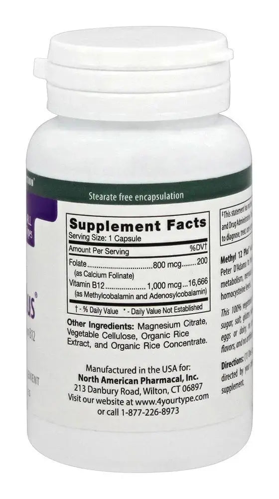D'Adamo Personalized Nutrition Methyl 12 Plus, 60 Count D'Adamo Personalized Nutrition Au supplements