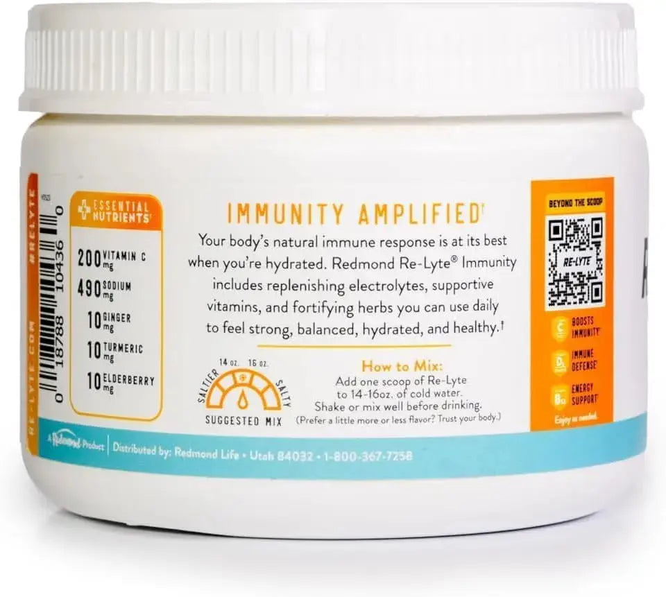 REDMOND Re-Lyte Immunity, Multivitamin Supplement Mix (Pinapple Orange) REDMOND Au supplements