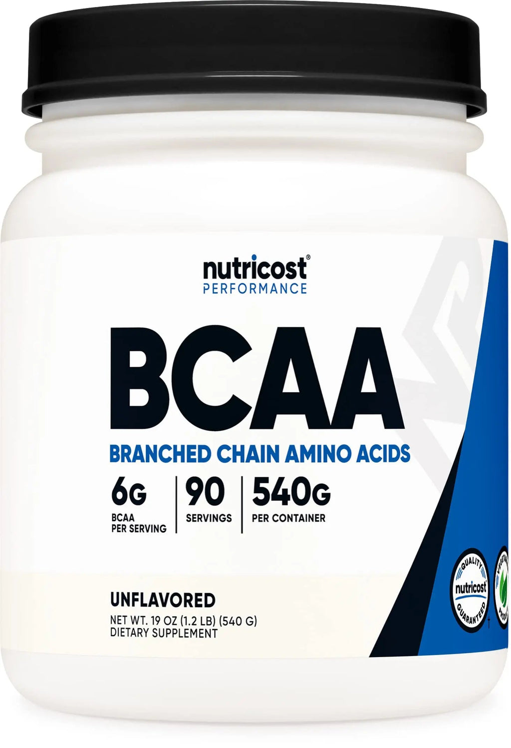 Nutricost BCAA Powder 2:1:1 (Unflavored, 90 Servings) - Branched Chain Amino Acids Nutricost Au supplements