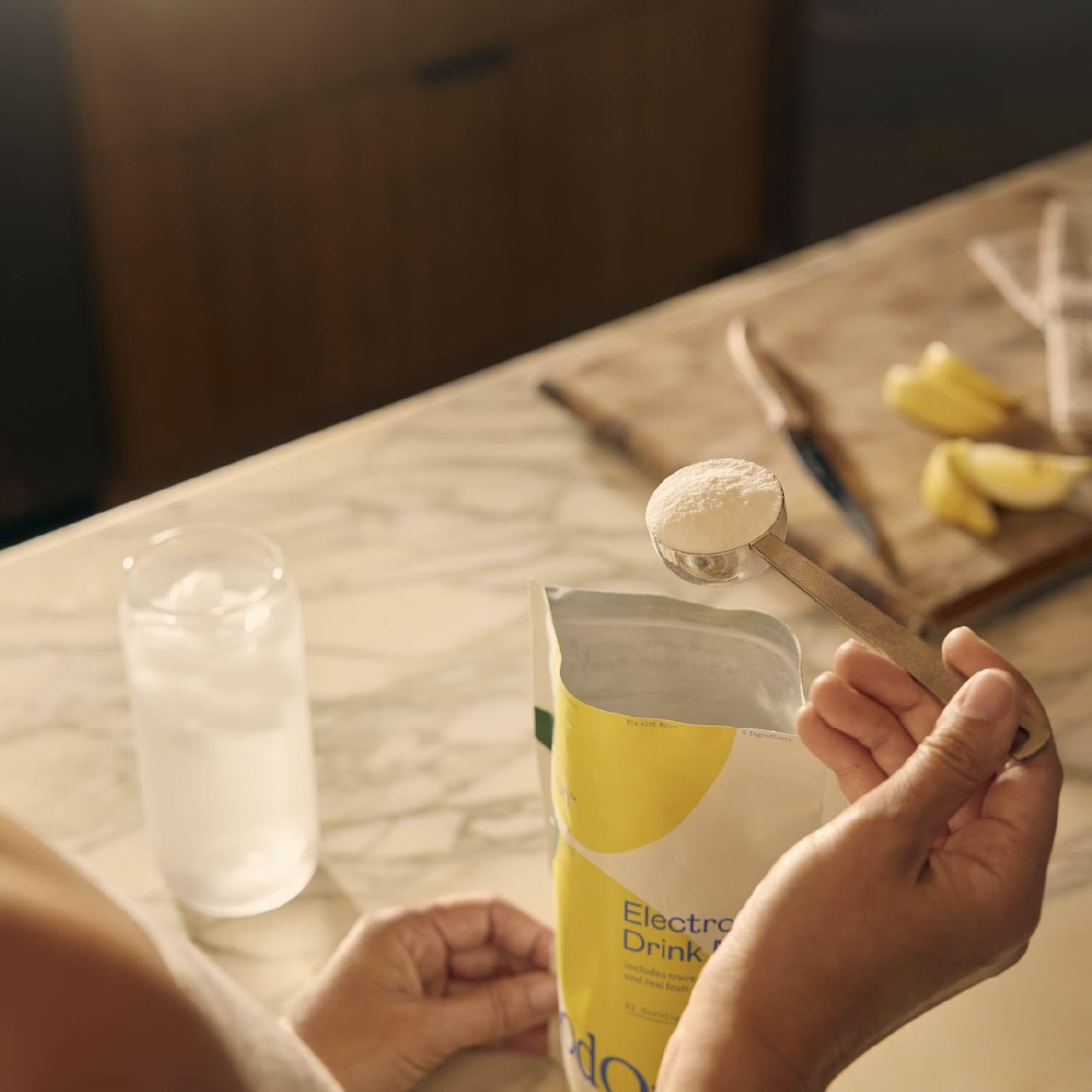 GOODONYA Organic Hydration Electrolyte Drink Mix, Certified Organic Hydration Powder, Non-GMO, Biochecked Glyphosate Free, Low Sugar, Lemonade Flavor,