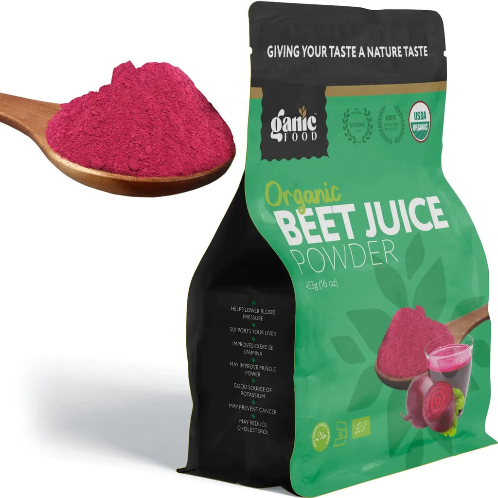 Ganic Food Organic Beet Root Juice Powder, 16 Ounces Ganic Food Au supplements