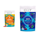 OLLY Hello Happy Gummy Worms Mood Support with Vitamin D, Saffron - 90 Count Men's Multivitamin Gummy Immune Support OLLY Au supplements