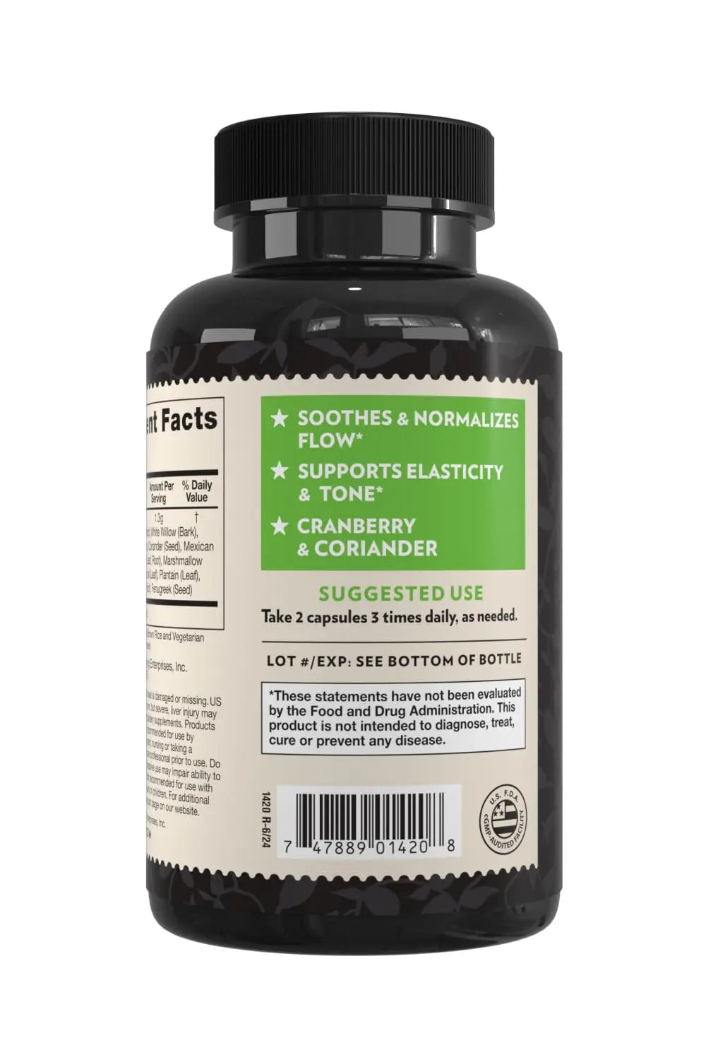 Crystal Star Bladder Support (60 Capsules) – Herbal Supplement for Healthy Bladder Function - Cranberry, Dandelion & Fenugreek - Helps Overactive Bladder and Incontinence - Non-GMO Crystal Star Au supplements