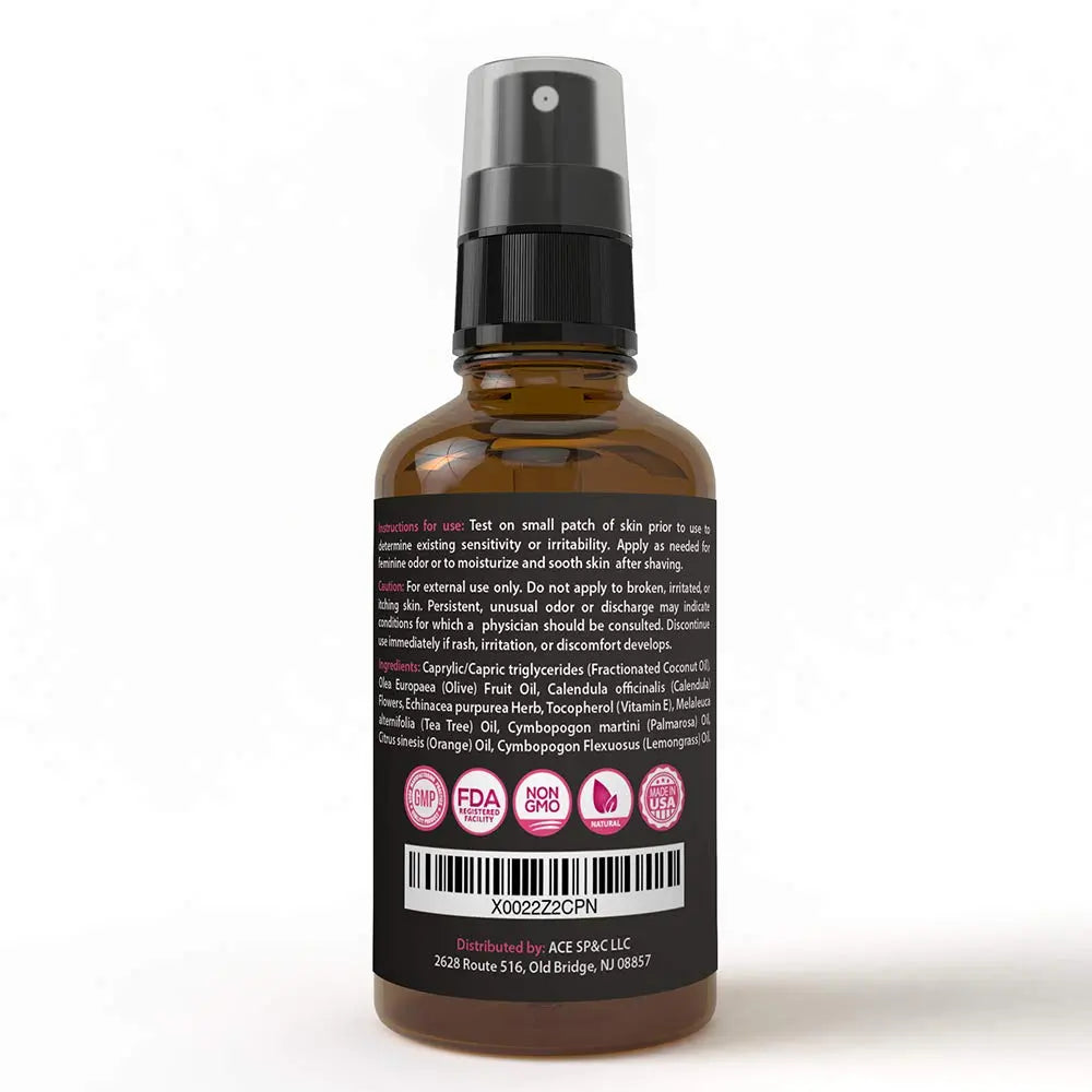 pHresh Feminine Spray - 100% All Natural Yoni Oil for Women - with Tea Tree, Lemongrass, Orange Essential Oils ACE NUTRITION Au supplements