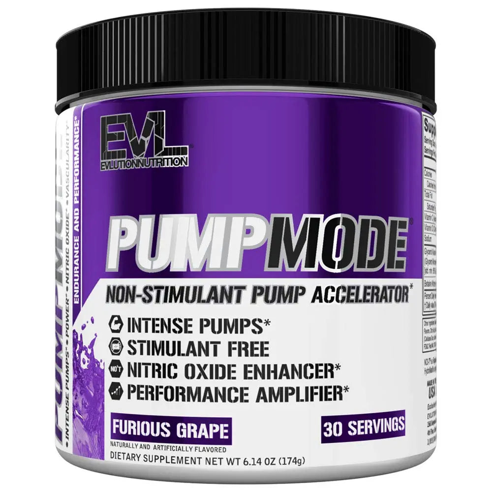 EVL PumpMode Nitric Oxide Supplement - Nitric Oxide Booster Pump Pre Workout Powder Evlution Au supplements